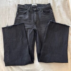 Abercrombie & Fitch Charcoal High Rise Jeans